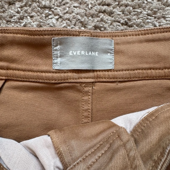 Everlane The Way-High® Twill Short Tan Base - Size 4 - Picture 4 of 5